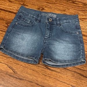 Girls Guess jean shorts organic cotton fiber